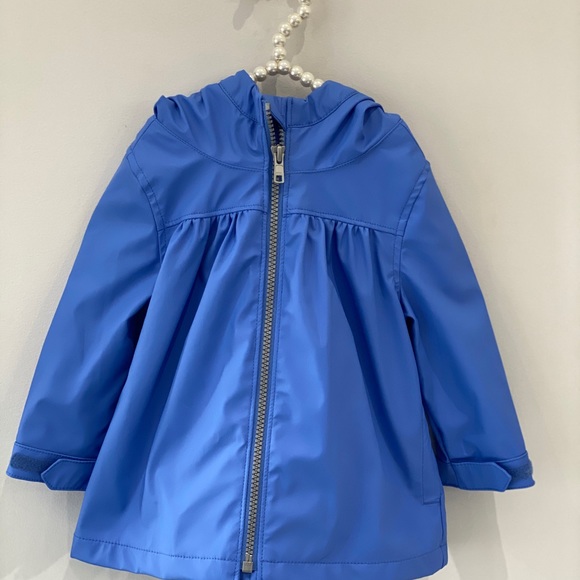 Old navy girls lined windbreaker/rain coat - Picture 1 of 2